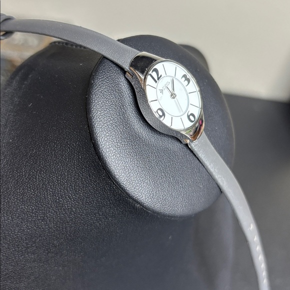 Silpada Silver Buckle Gray Strap Watch Working main image 8
